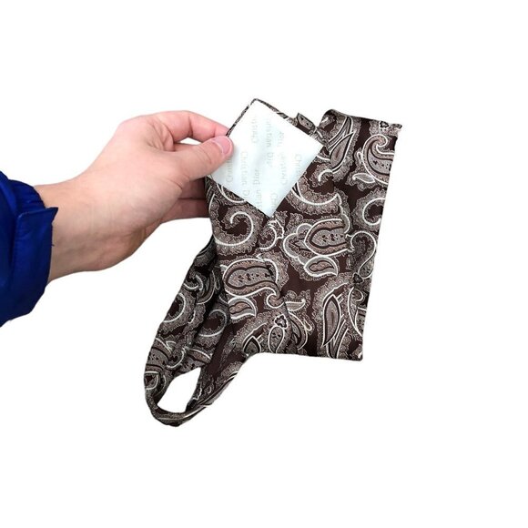 VINTAGE Christian Dior Tie Brown Bandana - Picture 4 of 4